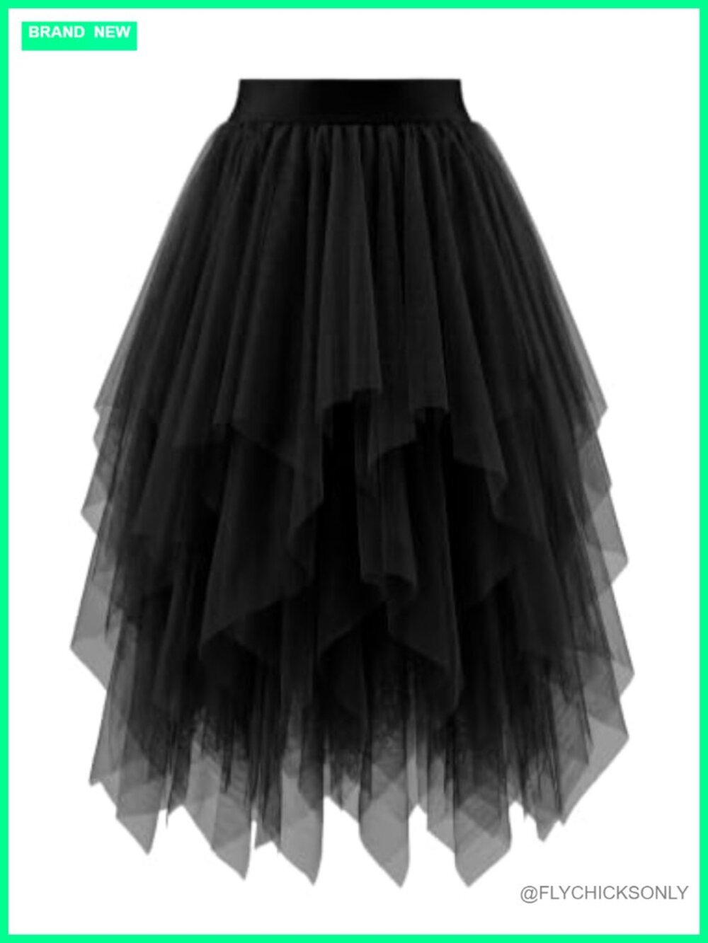 Tulle Fairy High Low Skirt for Women Halloween
